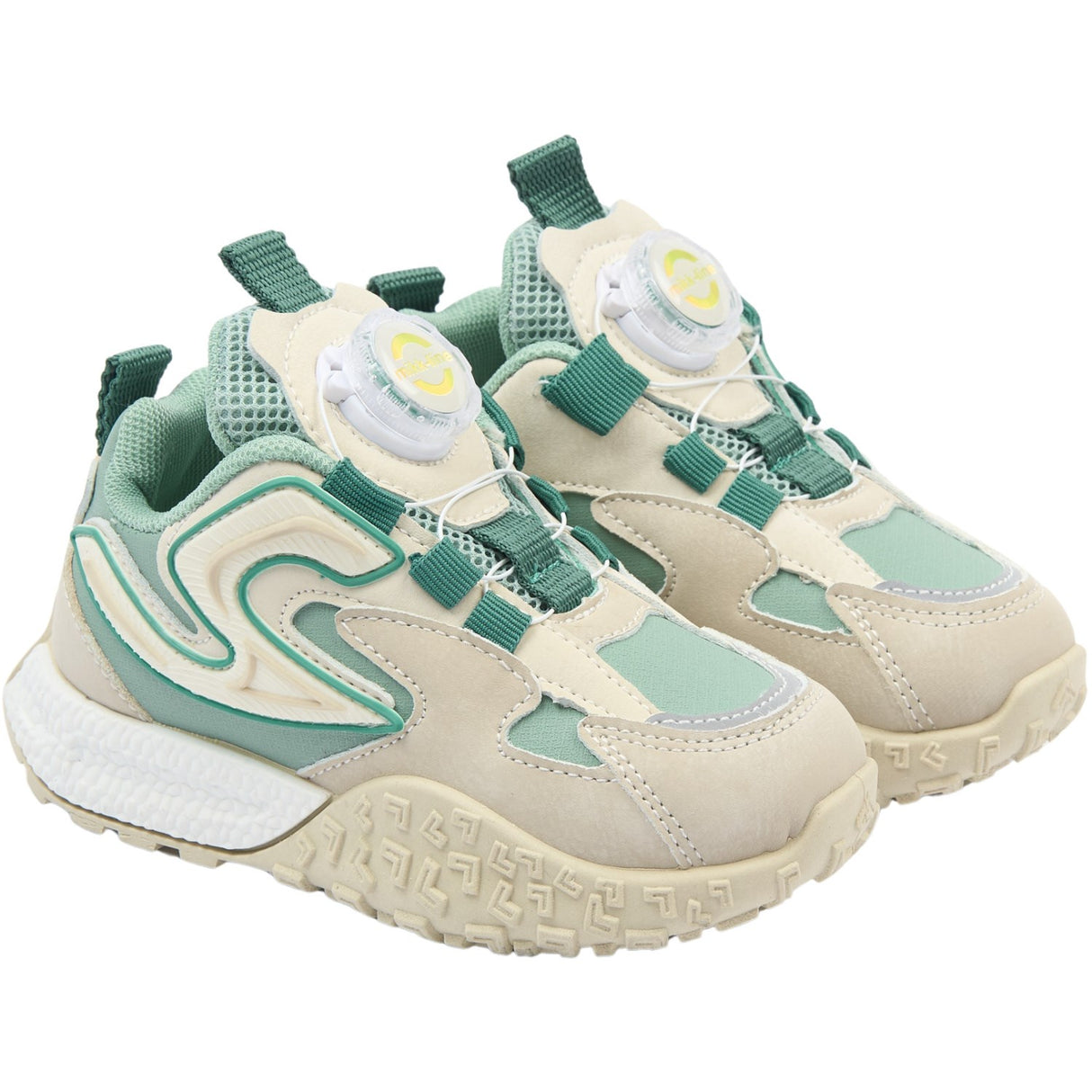 Mikk-Line Green Milieu Sneakers Med Spin
