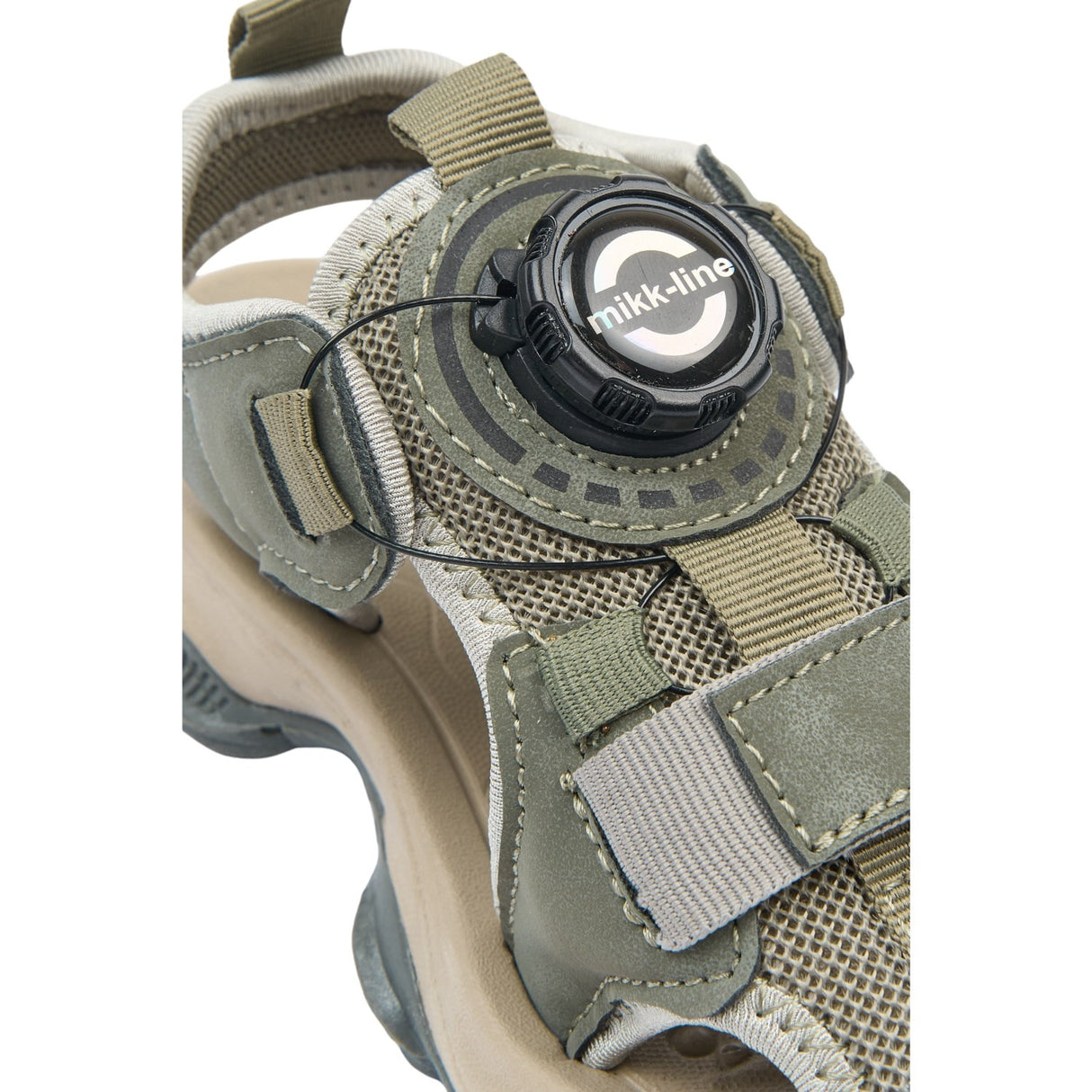 Mikk-Line Dusty Olive Hiking Sandal Med Spin
