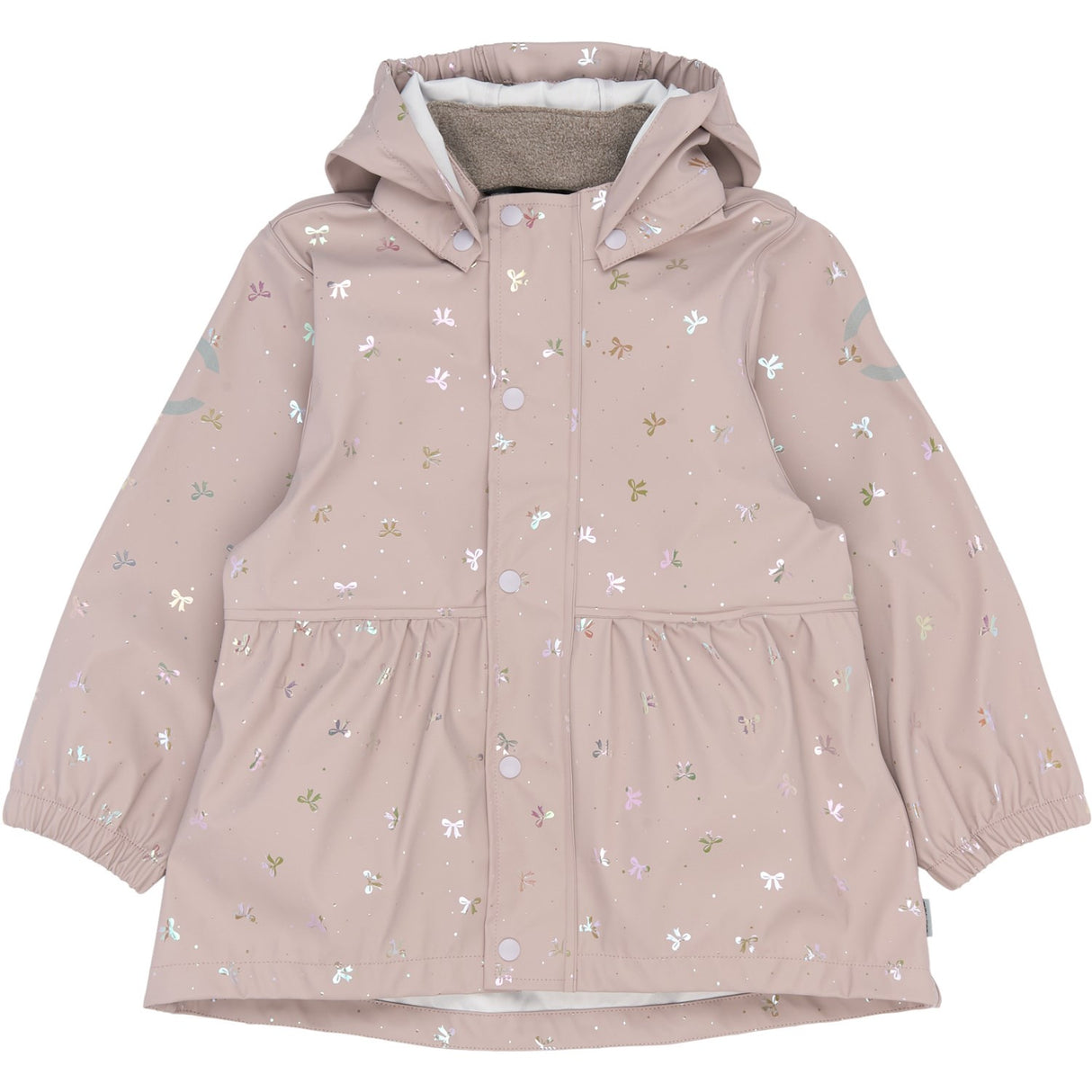 Mikk-Line Bow Foil AOP Pu Glitter Rain Sæt