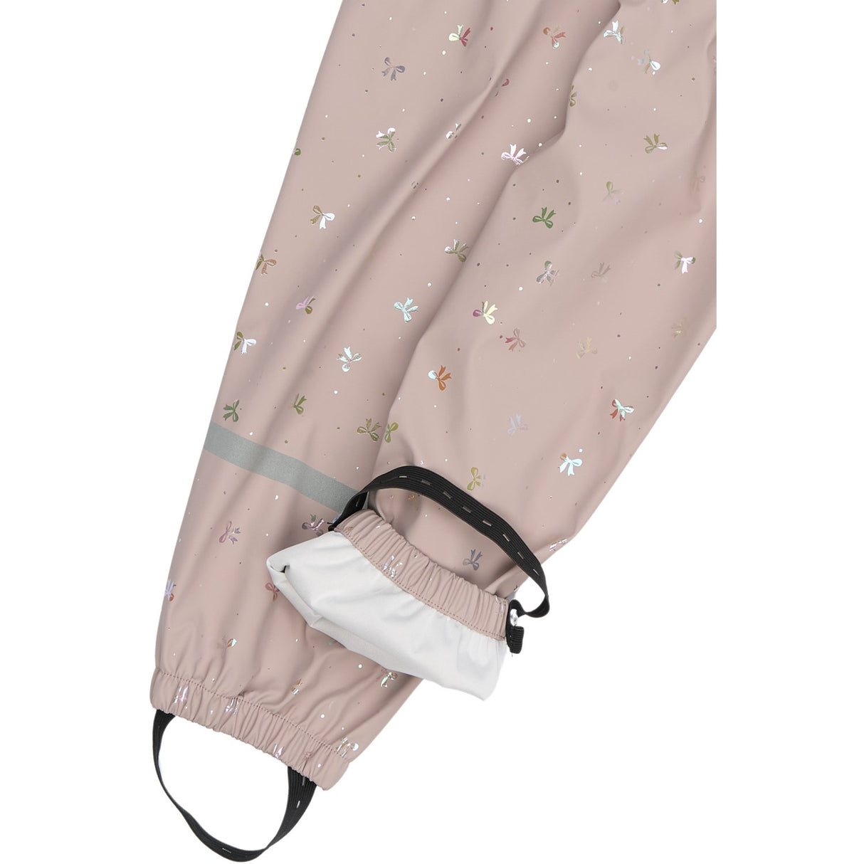 Mikk-Line Bow Foil AOP Pu Glitter Rain Sæt