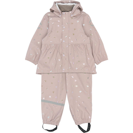 Mikk-Line Bow Foil AOP Pu Glitter Rain Sæt