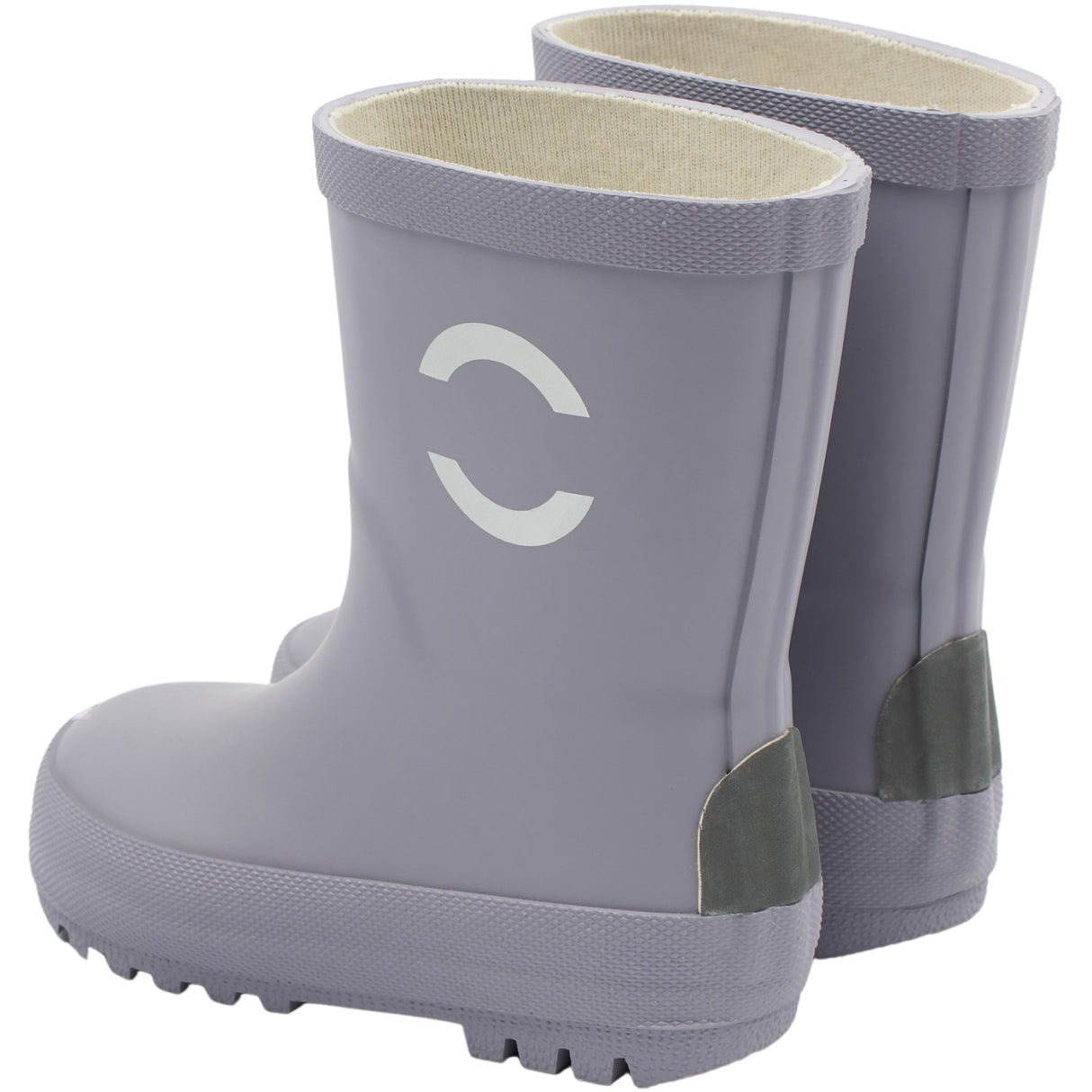 Mikk-Line Lavender Gray Gummistøvler Solid