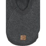 Mikk-Line Anthracite Melange Bomuld Fleece Elefanthue Med Ører