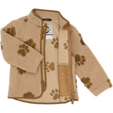 Mikk-Line Paw AOP Teddy Jakke 3D