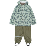 Mikk-Line Croco AOP Pu Rain Sæt AOP