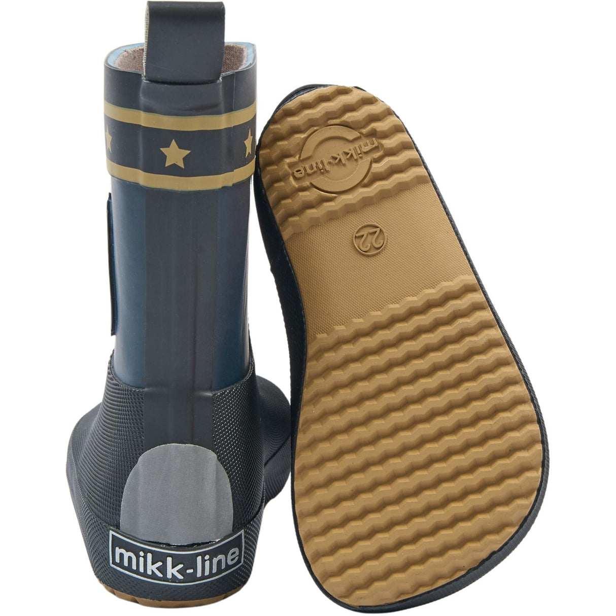 Mikk-Line Blue Nights Gummistøvler Police Barefoot