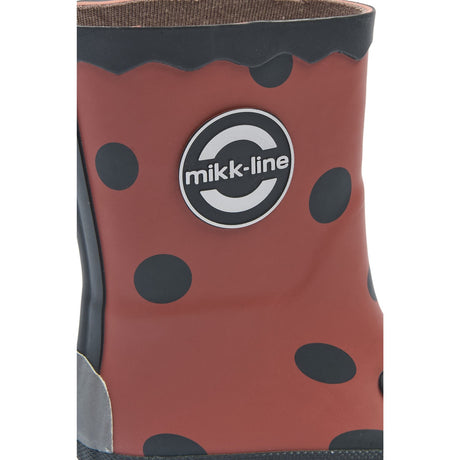 Mikk-Line Henna Gummistøvler Ladybug Barefoot