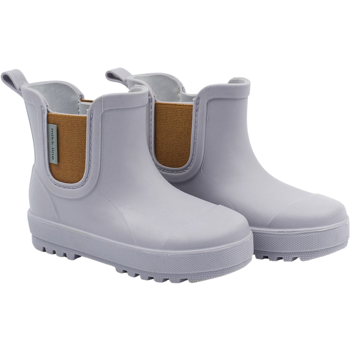 Mikk-Line Lavender Gray Gummistøvler Kort Tpr