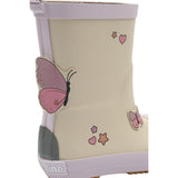 Mikk-Line Oyster Gray Gummistøvler Butterfly Barefoot