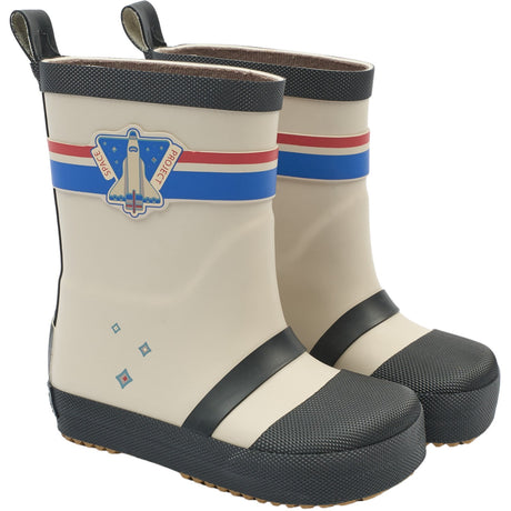 Mikk-Line Oyster Gray Gummistøvler Astronaut Barefoot