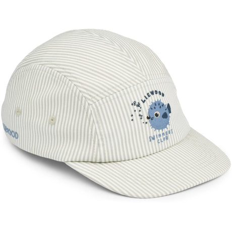 LIEWOOD Peppermint / Sandy Rory Seersucker Kasket