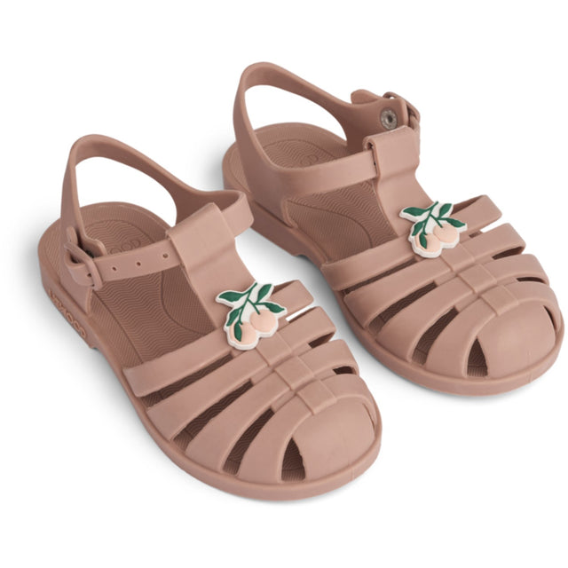 LIEWOOD Peach / Dark Rose Bre Sandaler Med Charms
