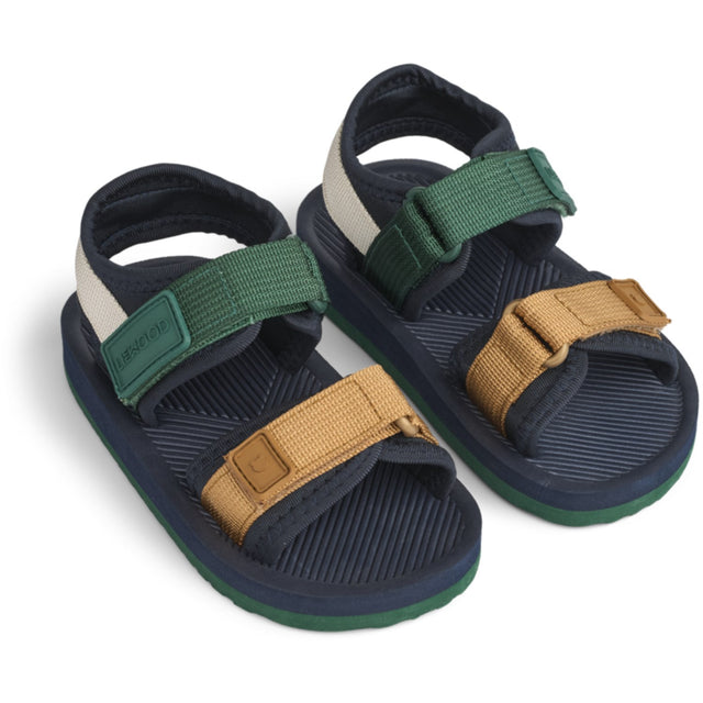 LIEWOOD Classic Navy Multi Mix Monty Sandaler