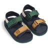 LIEWOOD Classic Navy Multi Mix Monty Sandaler