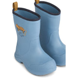 LIEWOOD Tiger / Beach Blue Aston Gummistøvler