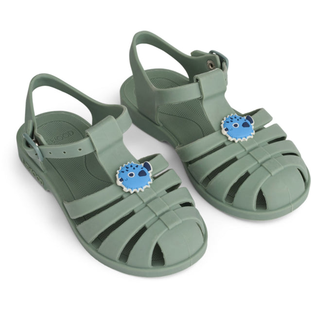 LIEWOOD Puffer / Peppermint Bre Sandaler Med Charms