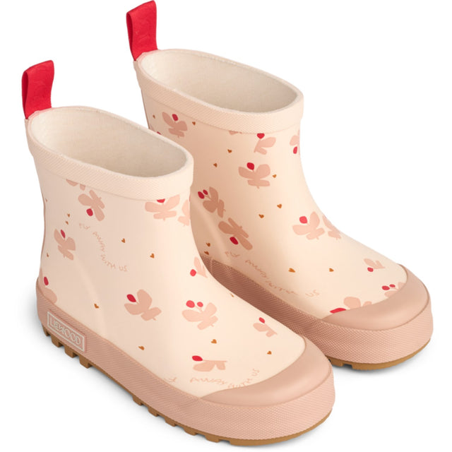 LIEWOOD Mini Butterfly / Apple Blossom Tekla Printed Gummistøvler