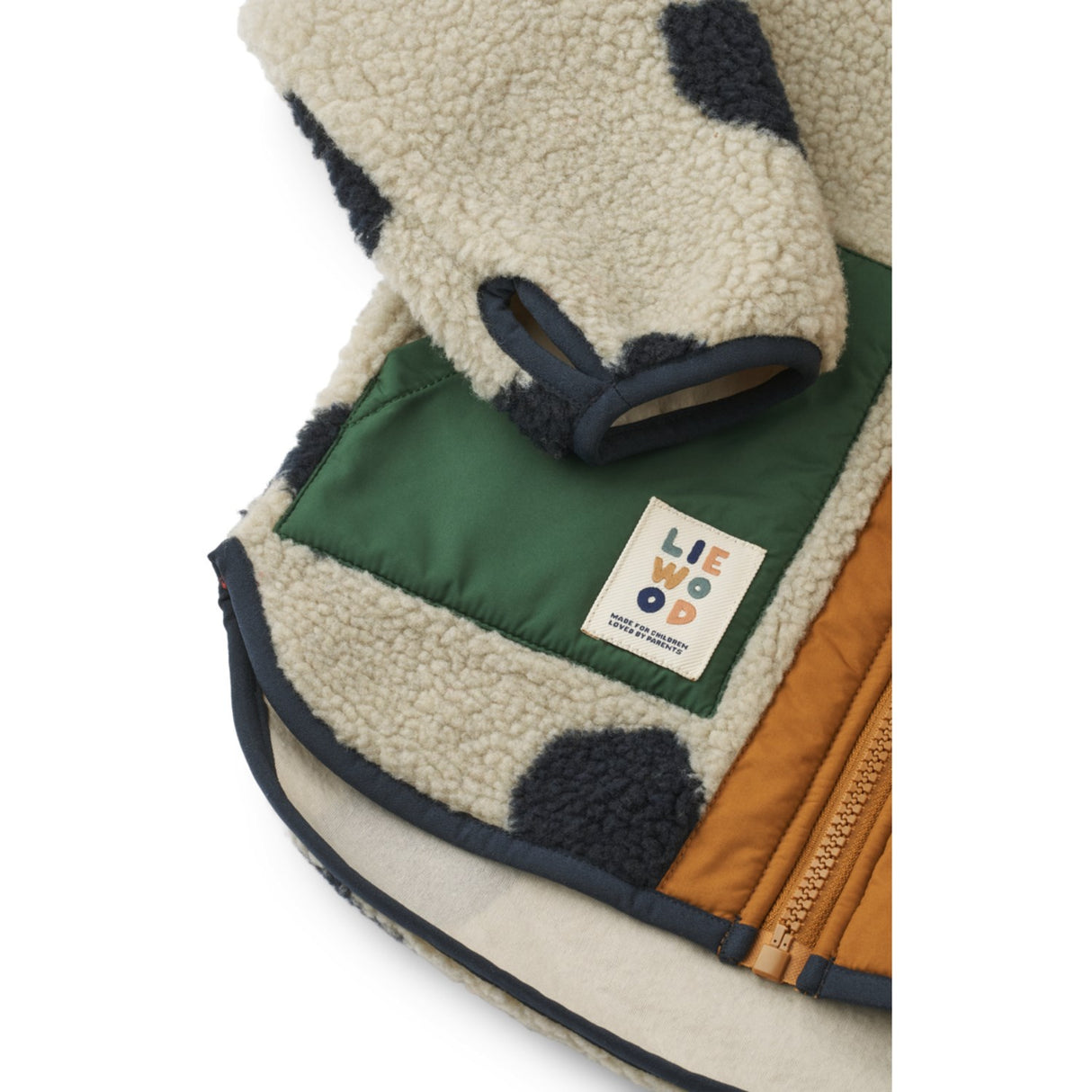 LIEWOOD Spot Dots / Mist Noam Pile Jakke