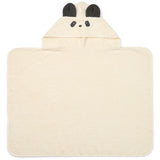 LIEWOOD Creme De La Creme Vilas Panda Baby Hooded Håndklæde