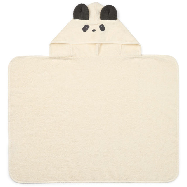 LIEWOOD Creme De La Creme Vilas Panda Baby Hooded Håndklæde