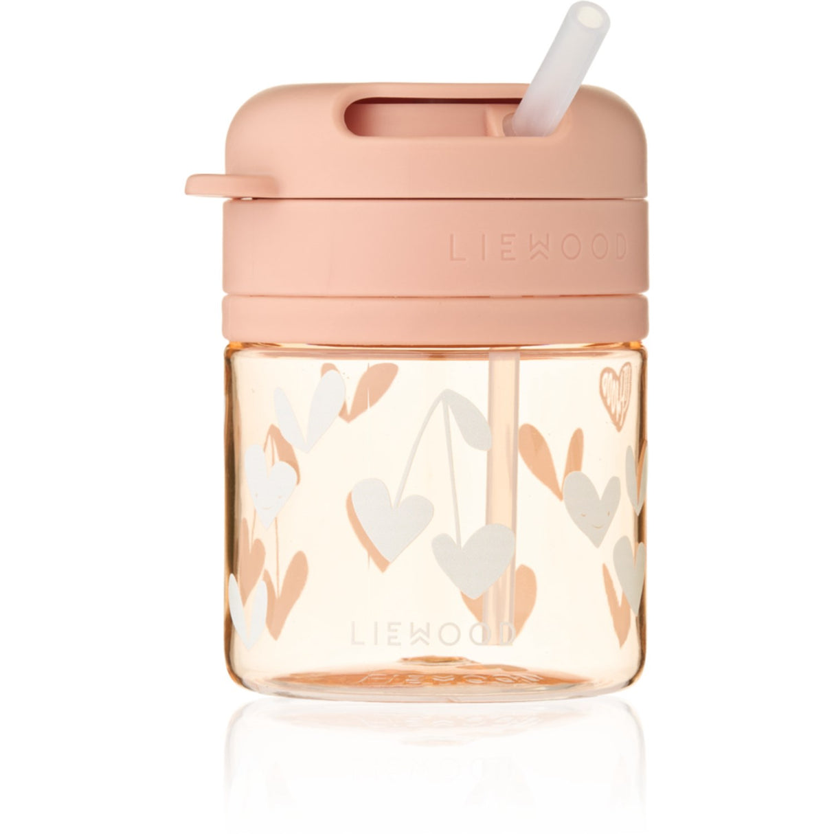 LIEWOOD Sweethearts / Pale Tuscany Pavia Tritan Sugerør Kop 280Ml