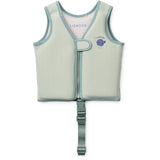 LIEWOOD Peppermint / Sandy Dove Seersucker Swim Vest