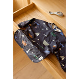 LIEWOOD Sailing / Classic Navy Merle Printed Cape Hagesmæk