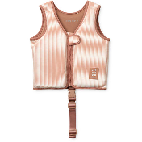 LIEWOOD Y/D Stripe Pale Tuscany / Creme De La Creme Dove Seersucker Swim Vest