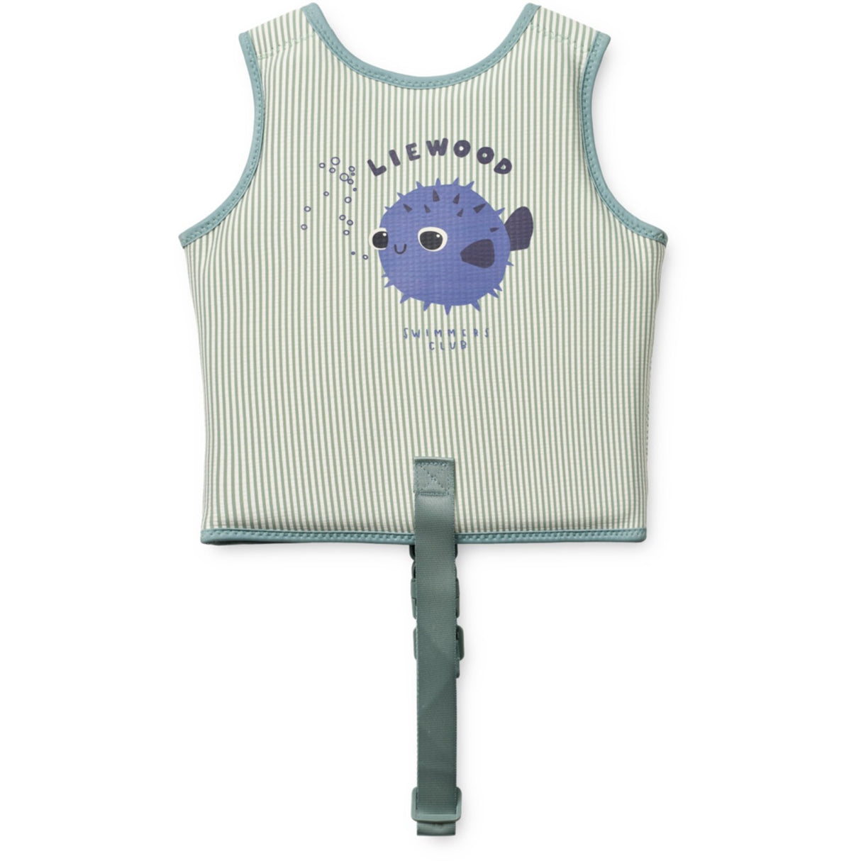 LIEWOOD Peppermint / Sandy Dove Seersucker Swim Vest