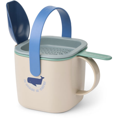 LIEWOOD Shark / Dove Blue Roald Sand Sæt