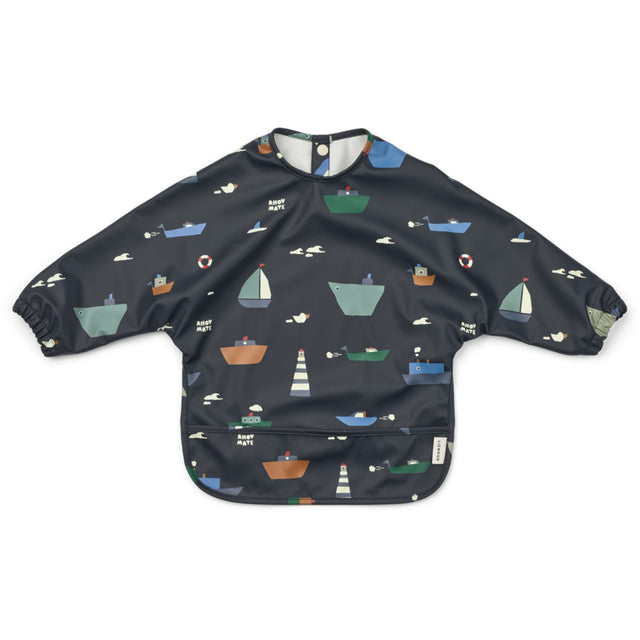 LIEWOOD Sailing / Classic Navy Merle Printed Cape Hagesmæk
