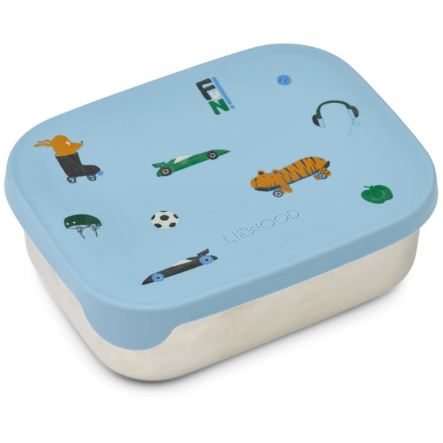 LIEWOOD Fun / Beach Blue Arthur Printed Lunchbox