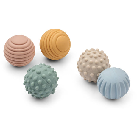 LIEWOOD Beach Blue / Multi Mix Dorian Baby Sensory Balls