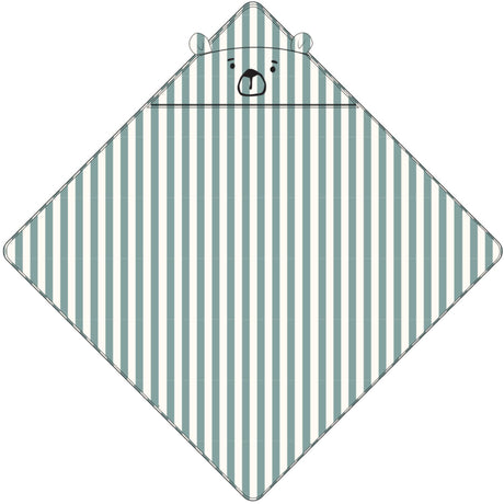 LIEWOOD Peppermint / Creme De La Creme Albert Hooded Håndklæde