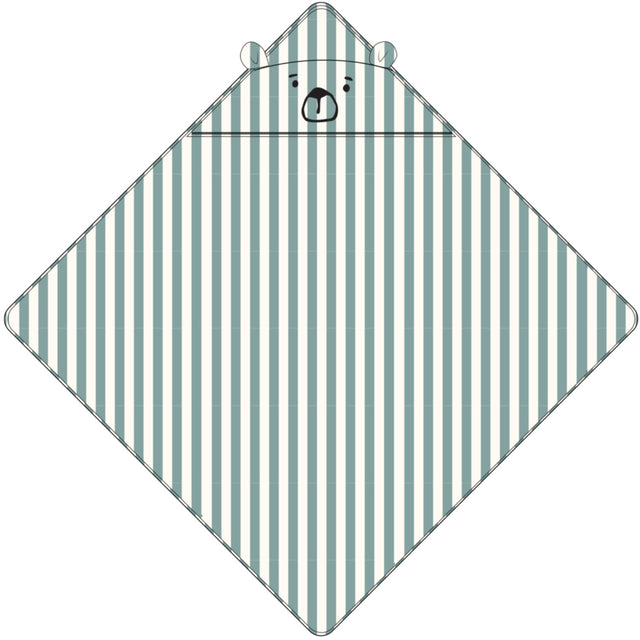 LIEWOOD Peppermint / Creme De La Creme Albert Hooded Håndklæde