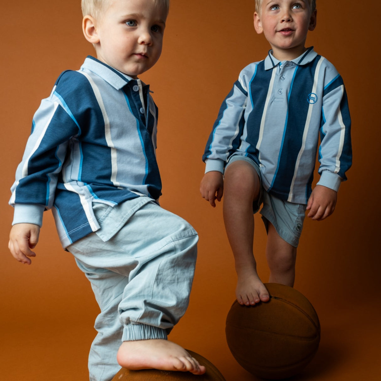 That's Mine Multi Stripe Victor Polo Skjorte