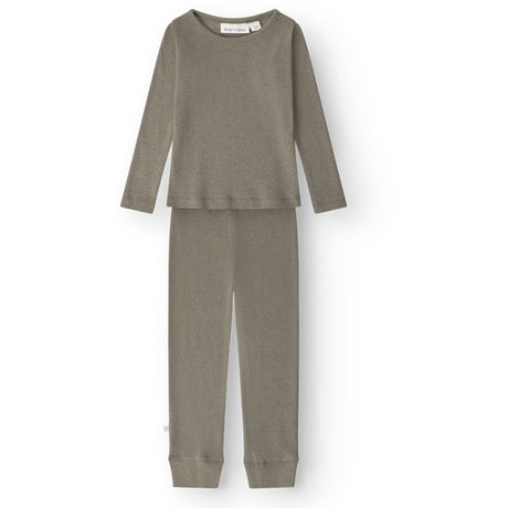 That's Mine Green Melange Christer Homewear Sæt