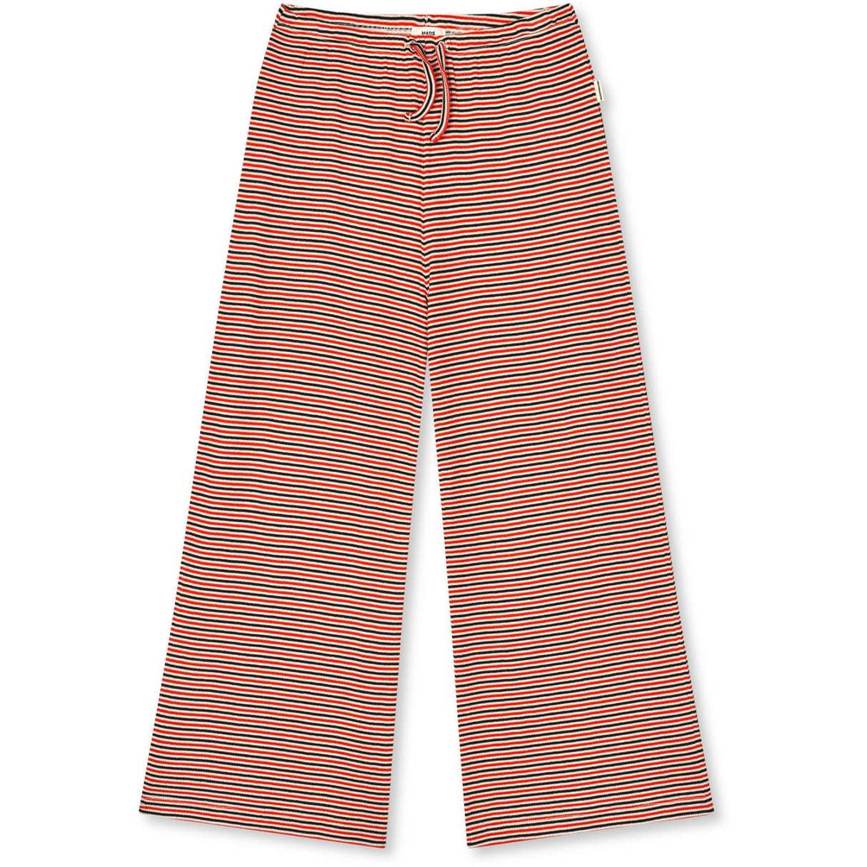 Mads Nørgaard Fiery Red/Vanilla Ice 2X2 Bomuld Stripe Verona Bukser