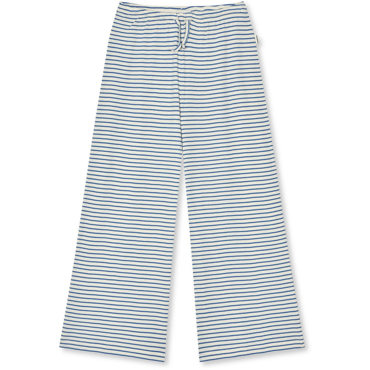 Mads Nørgaard Vanilla Ice/Bright Cobalt 2X2 Bomuld Stripe Verona Bukser