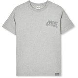 Mads Nørgaard Grey Melange Printed Tee Thorlino Logo Tee