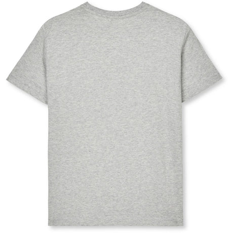 Mads Nørgaard Grey Melange Printed Tee Thorlino Logo Tee
