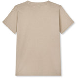 Mads Nørgaard Plaza Taupe Printed Tee Thorlino Logo Tee