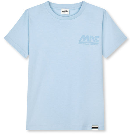 Mads Nørgaard Cashmere Blue Printed Tee Thorlino Logo Tee