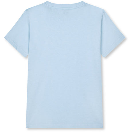 Mads Nørgaard Cashmere Blue Printed Tee Thorlino Logo Tee