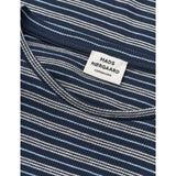 Mads Nørgaard Sky Captain/Vanilla Ice/Cashme 2X2 Bomuld Stripe Stripe Tuviana Tee