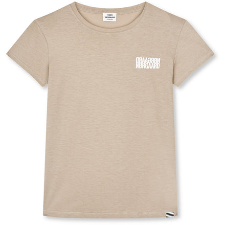 Mads Nørgaard Plaza Taupe Single Bomuld Tuvina Mini Spejl Tee
