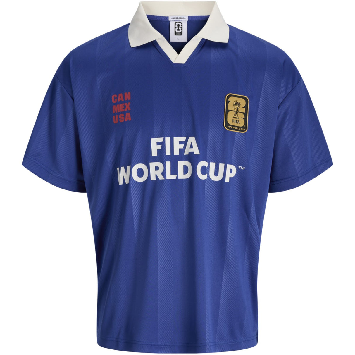 Jack & Jones Junior True Blue Jorfifa Football Jersey Ss Styd Aw Jnr