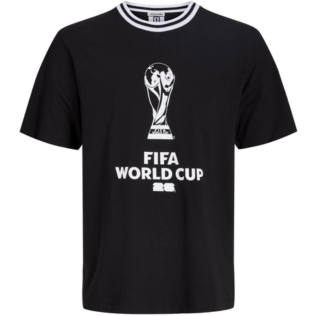 Jack & Jones Junior Black Jorfifa Tee Ss Crew Neck Styd Aw25 Jnr