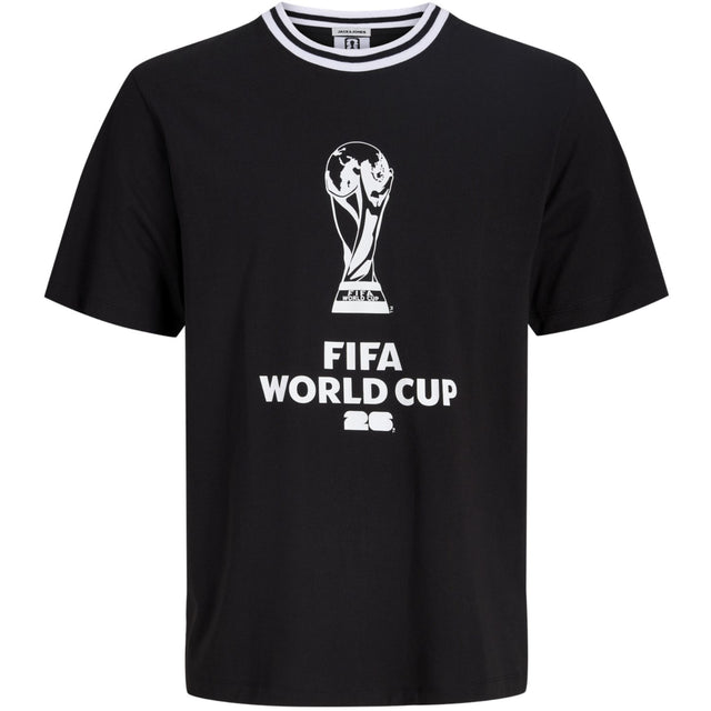 Jack & Jones Junior Black Jorfifa Tee Ss Crew Neck Styd Aw25 Jnr