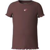 Name It Marron Nmfhanilia Ss Xsl Top